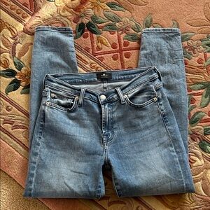 7 For All Mankind Los Angeles-The Ankle Skinny Jeans Size 27